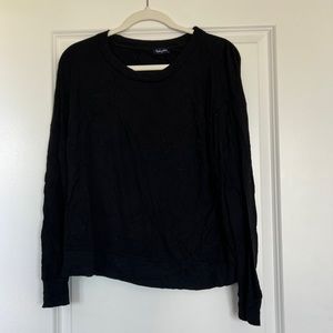 Splendid black sweater top size M